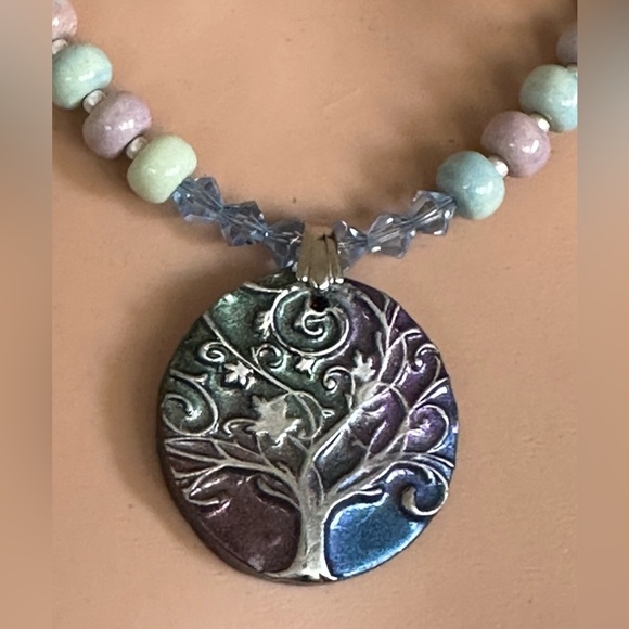 20 inch Yan Yuan Agate bead Necklace NWOT - Picture 10 of 11